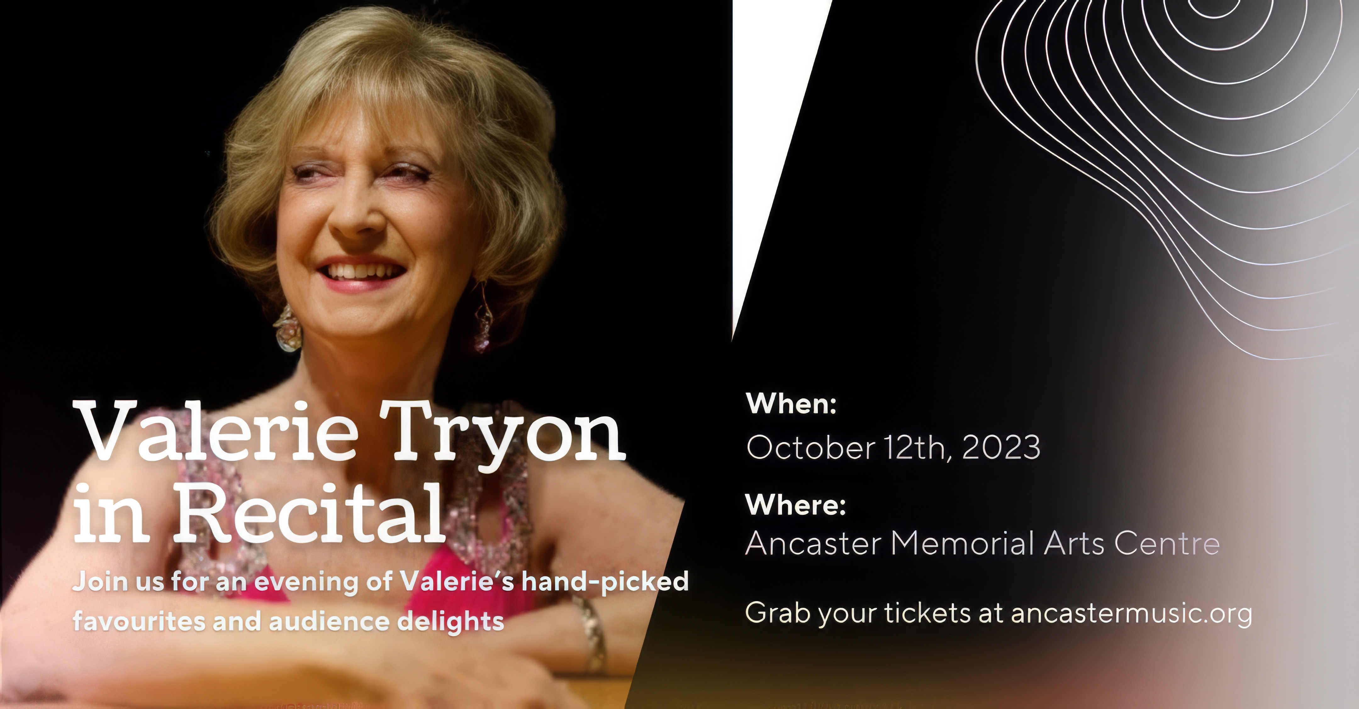Valerie Tryon in Recital – October 12th, 2023